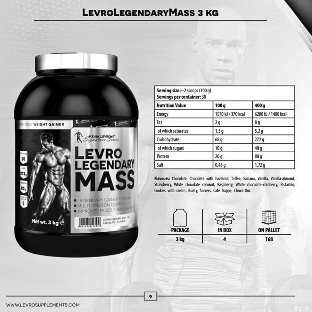 Kevin Levrone Levro Legendary Mass 3 Kg