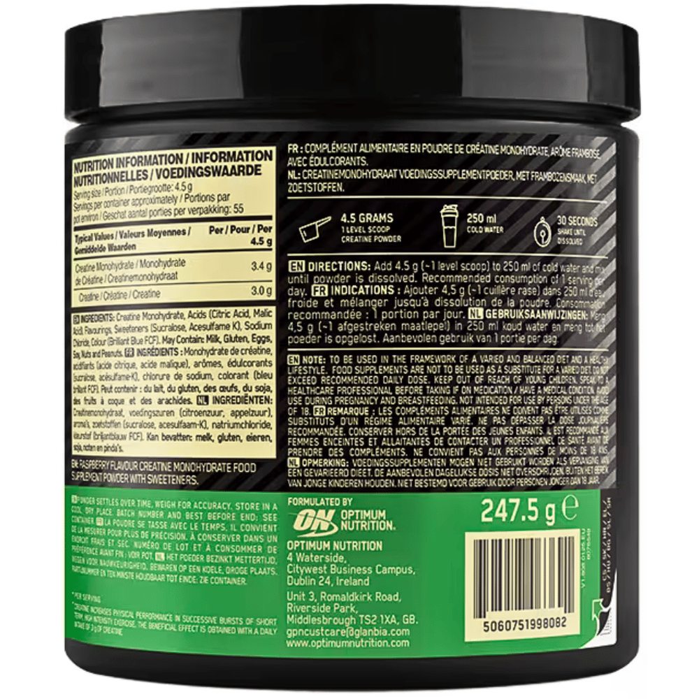 Optimum Micronized Creatine Powder 247.5 Gr