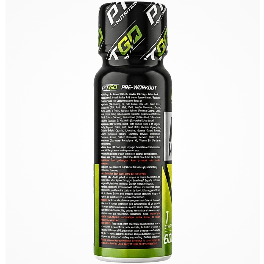 PT GO NUTRITION PRE-WORKOUT 1x60 ML SHOT
