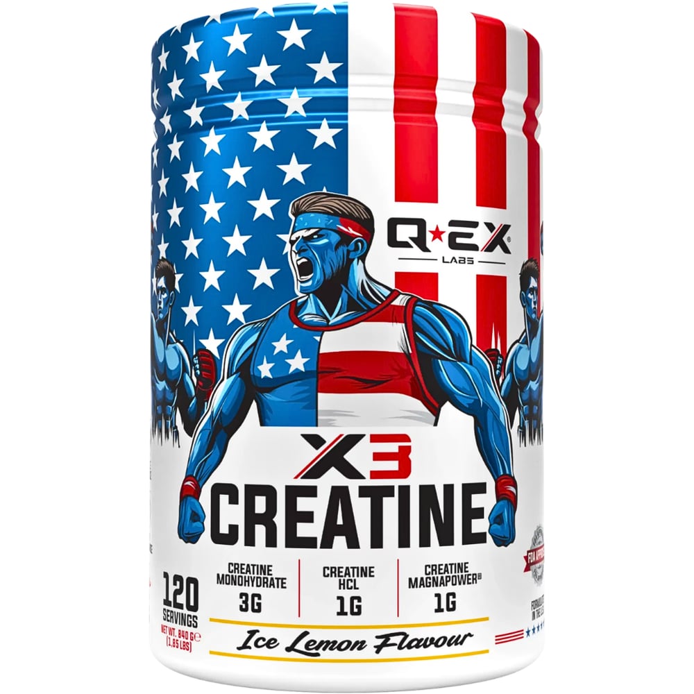 Qex Labs Creatine X3 840 Gr 120 Servis