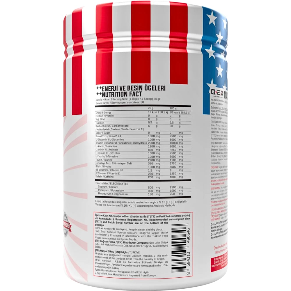 Qex Labs Match 1000 Gr 50 Servis