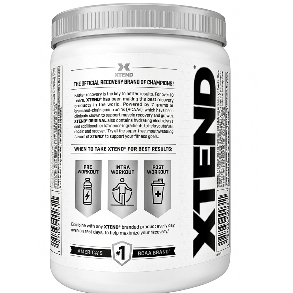 XTEND The Original 7G BCAA (Muscle Recovery + Electrolytes) - Strawberry Kiwi Splash Aromalı 