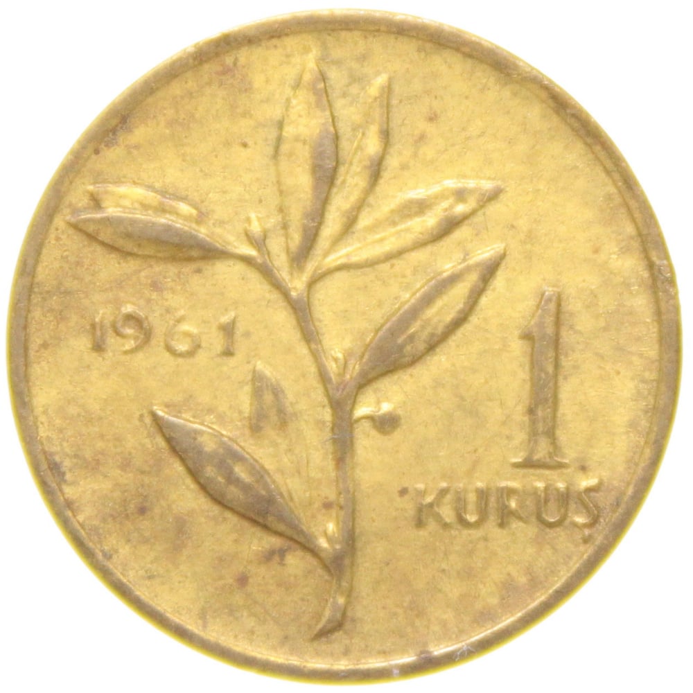 1 Kuruş - 1961  - ÇİL (TCM1)