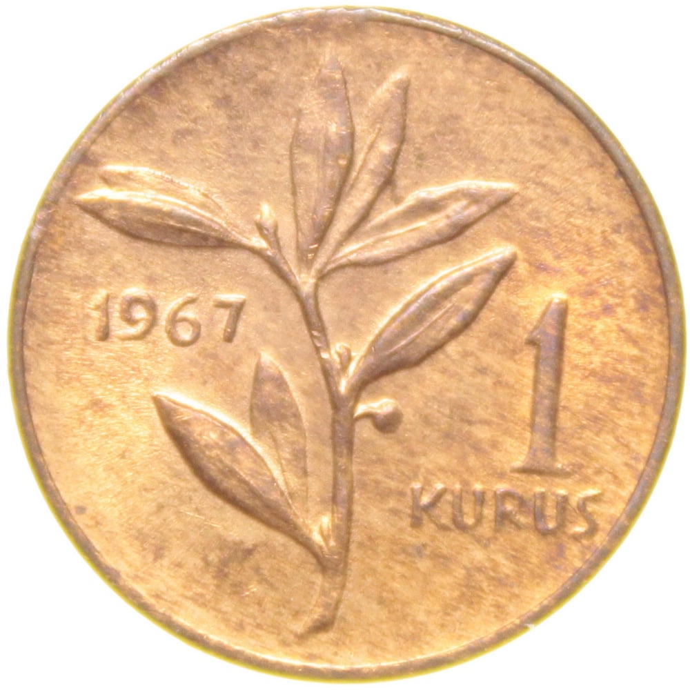 1 Kuruş - 1967  - ÇİL (TCM6)