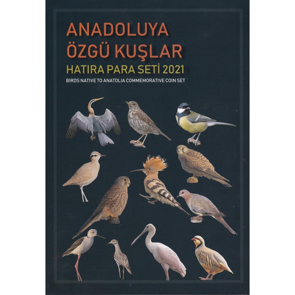 Anadoluya Özgü Kuşlar Hatıra Para Seti - 2021