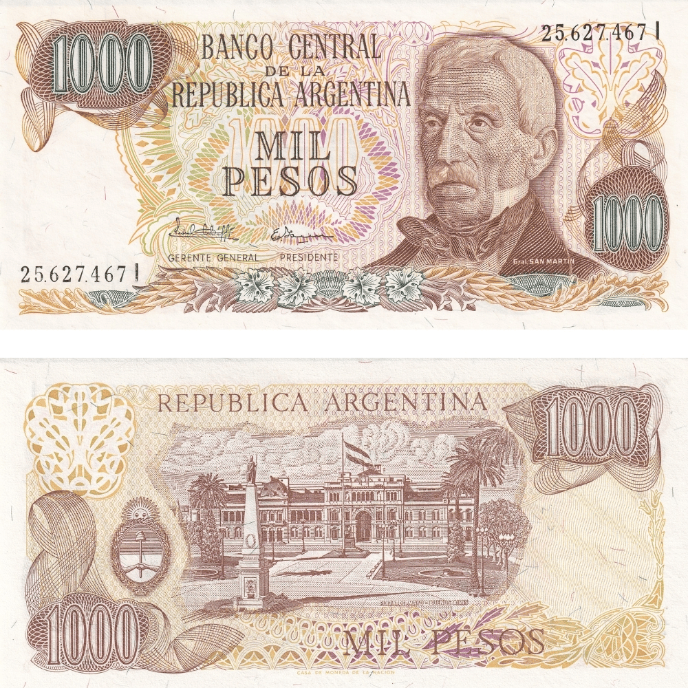Arjantin 1000 Pesos - 1976 - ÇİL