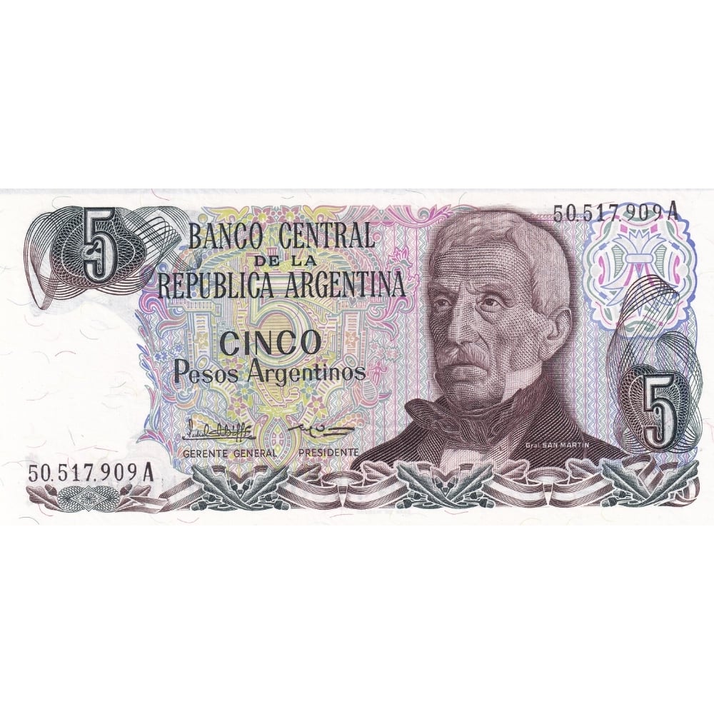 Arjantin 5 Pesos - 1983 - ÇİL