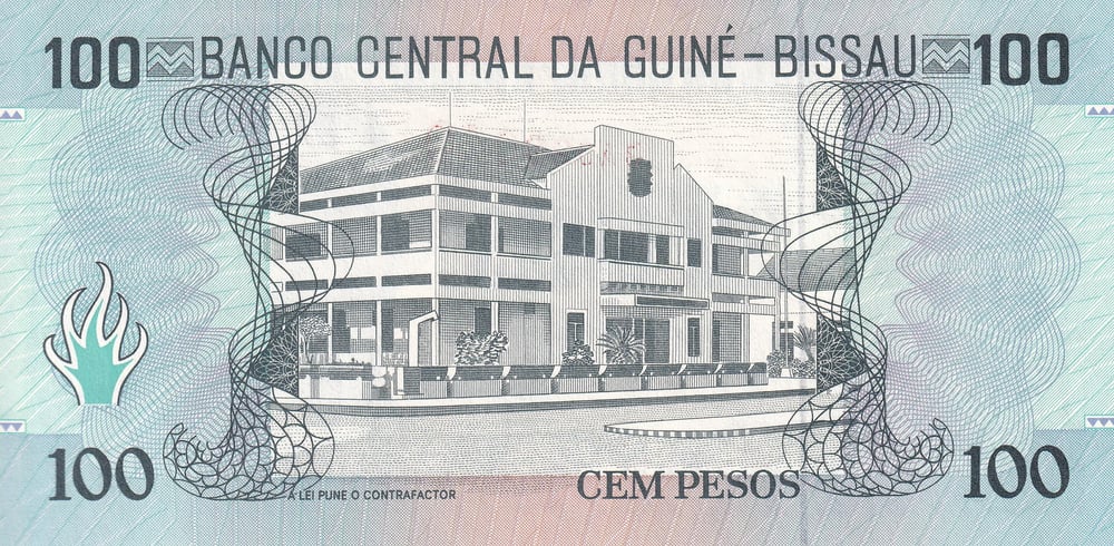 Gine Bissau - 100 Cem Pesos - 1990 - ÇİL