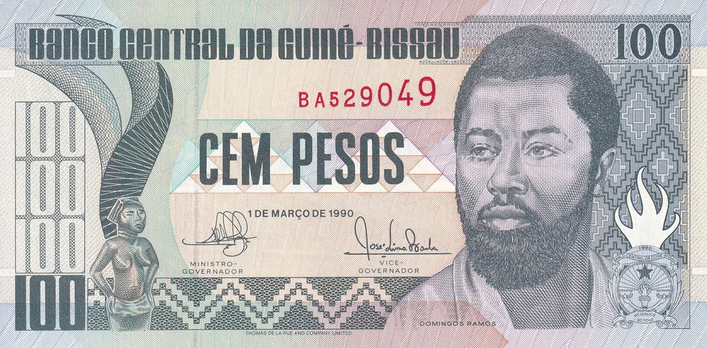 Gine Bissau - 100 Cem Pesos - 1990 - ÇİL