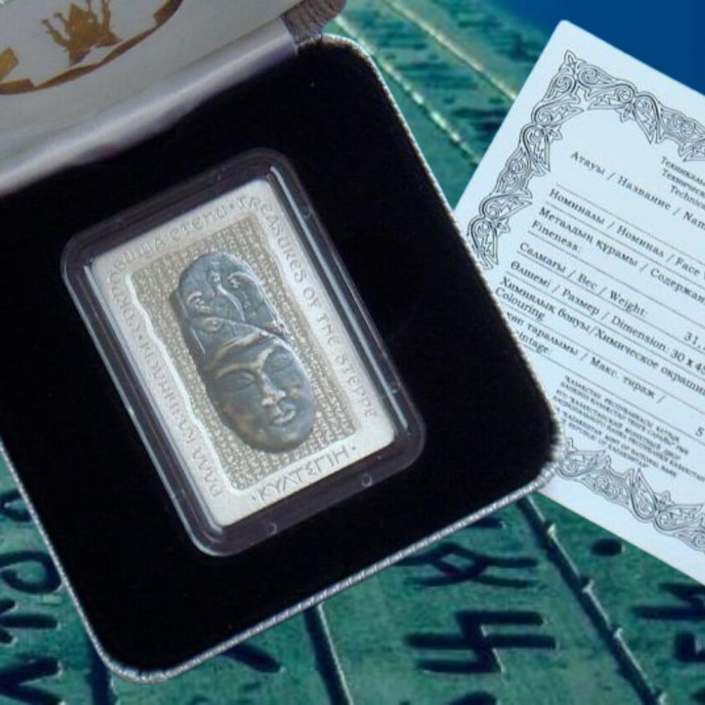 Kazakistan 500 Tenge - Kültegin Gümüş Hatıra Parası - 2016 - Kutulu