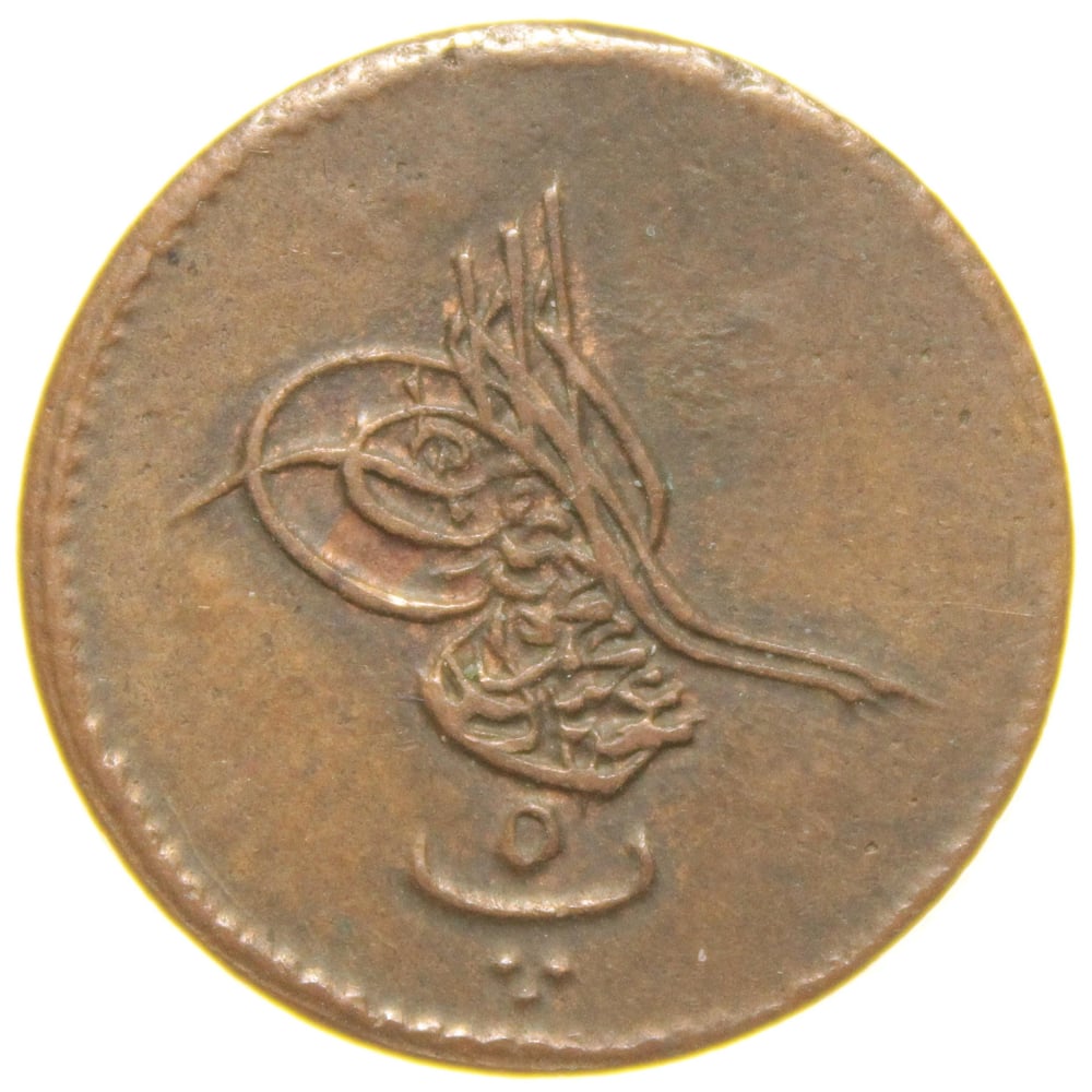 Sultan Abdülmecid 1255/2 Mısır - Bakır 5 Para - ÇİL