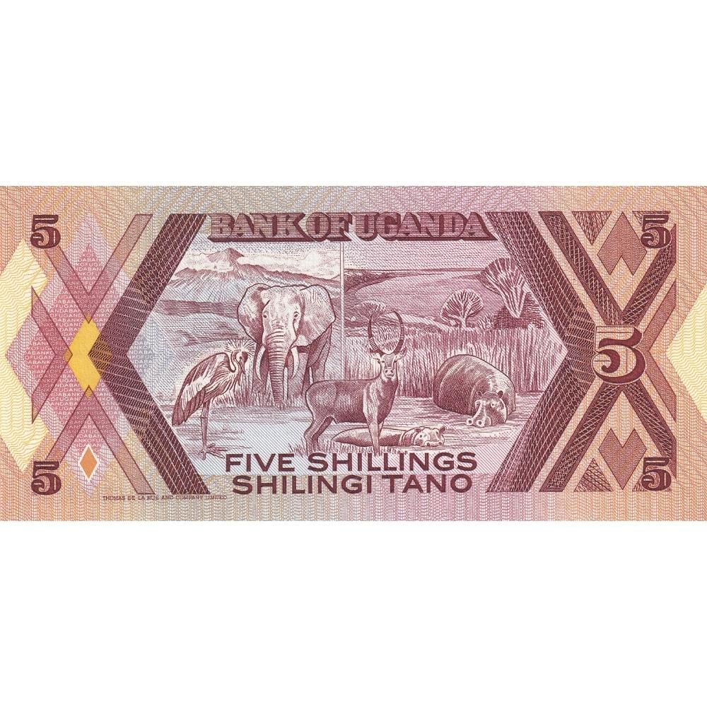 Uganda 5 Şilin - 1987 - ÇİL