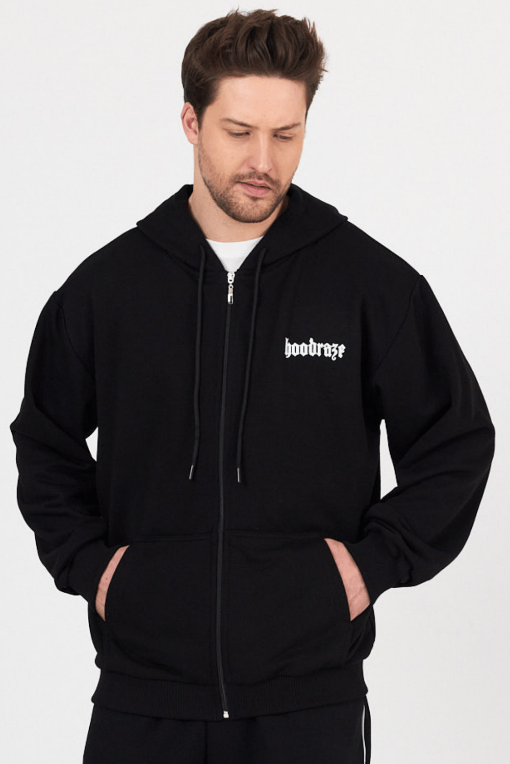Erkek Basic Kapüşonlu Sweat