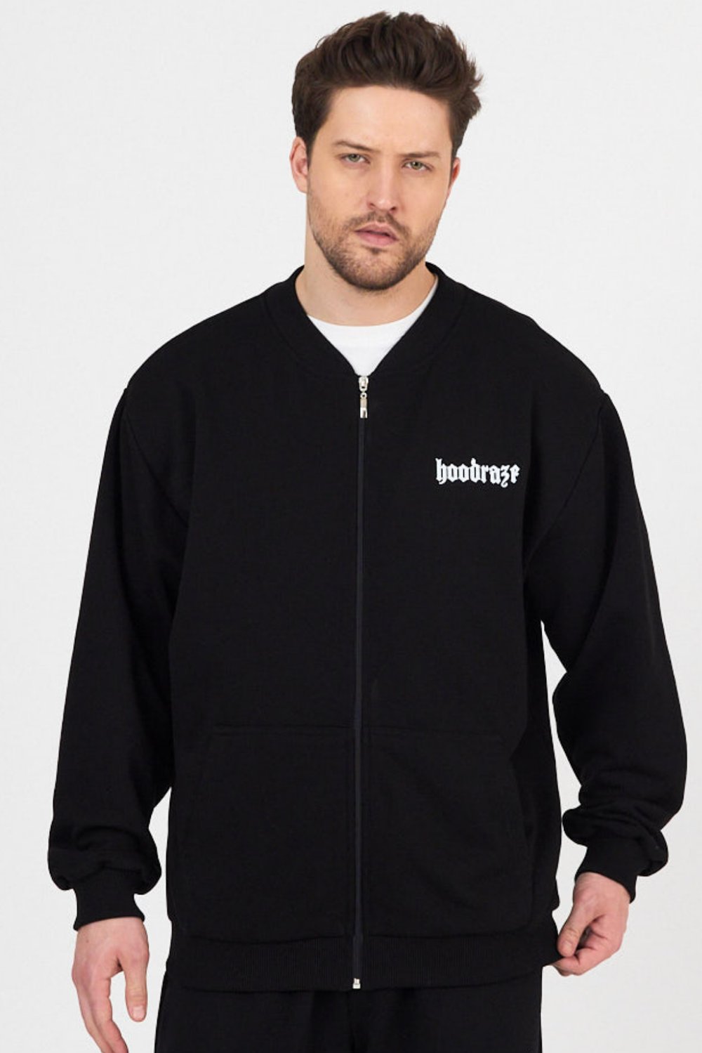 Erkek Pilot Yaka Sweatshirt Ceket
