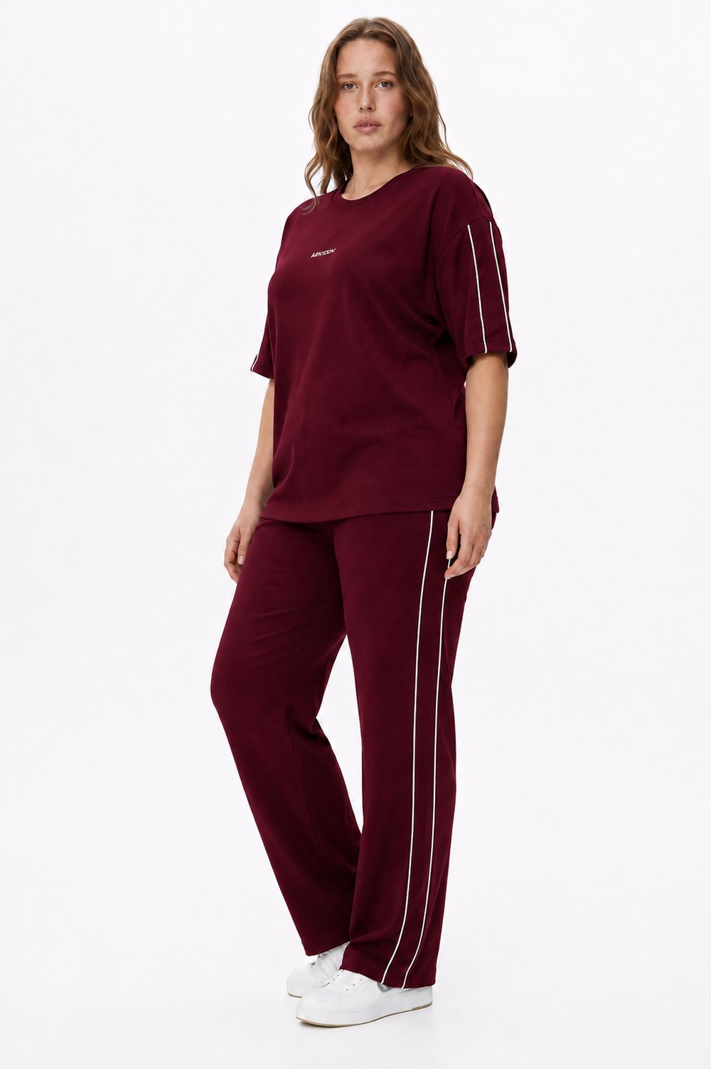 Oysho Modal Kumaş Çift Biyeli Kısa Kollu Alt Üst Takım 2XL-6XL