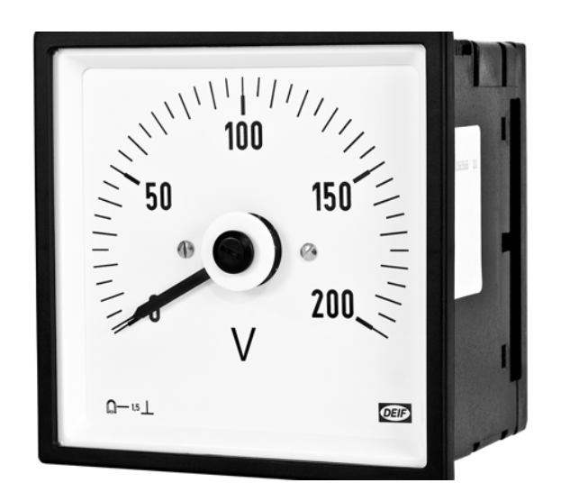 DEİF VOLTMRE 0-600VAC 96X96