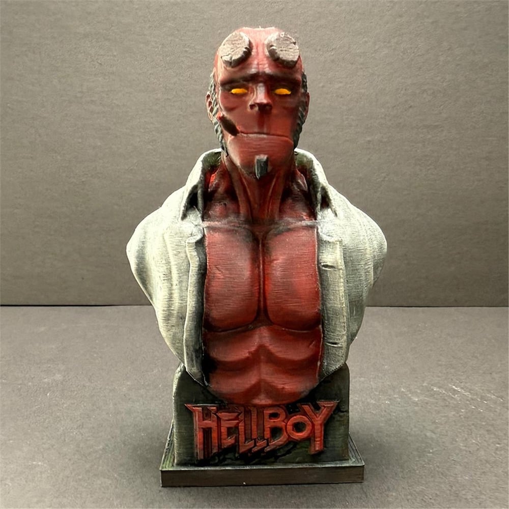 Film Karakteri 3D PLA Baskı %100 El İşçiliği Boyama