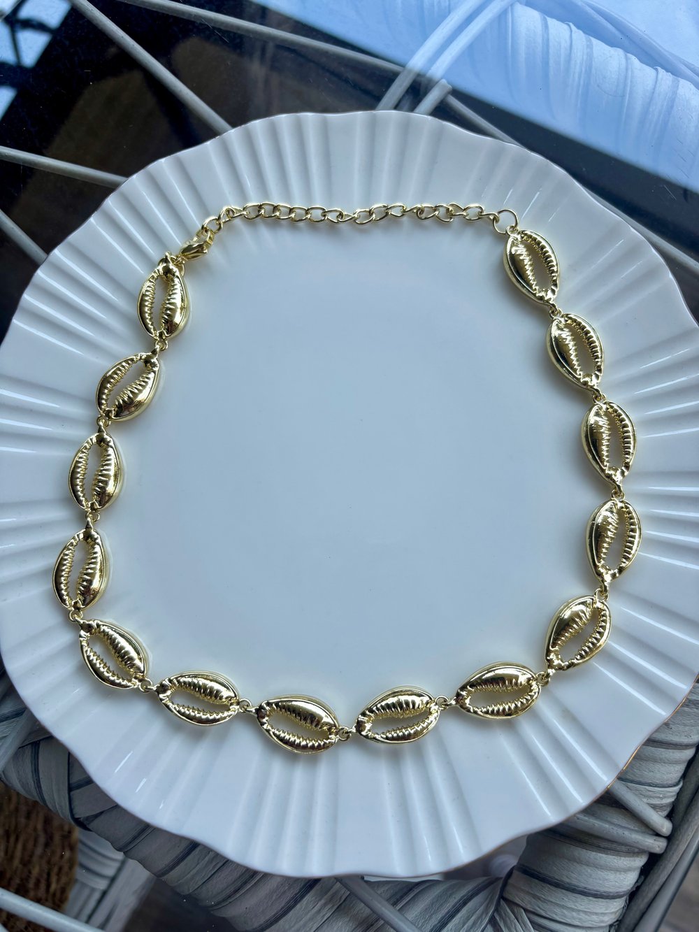 Gold Deniz Kabuklu Kolye