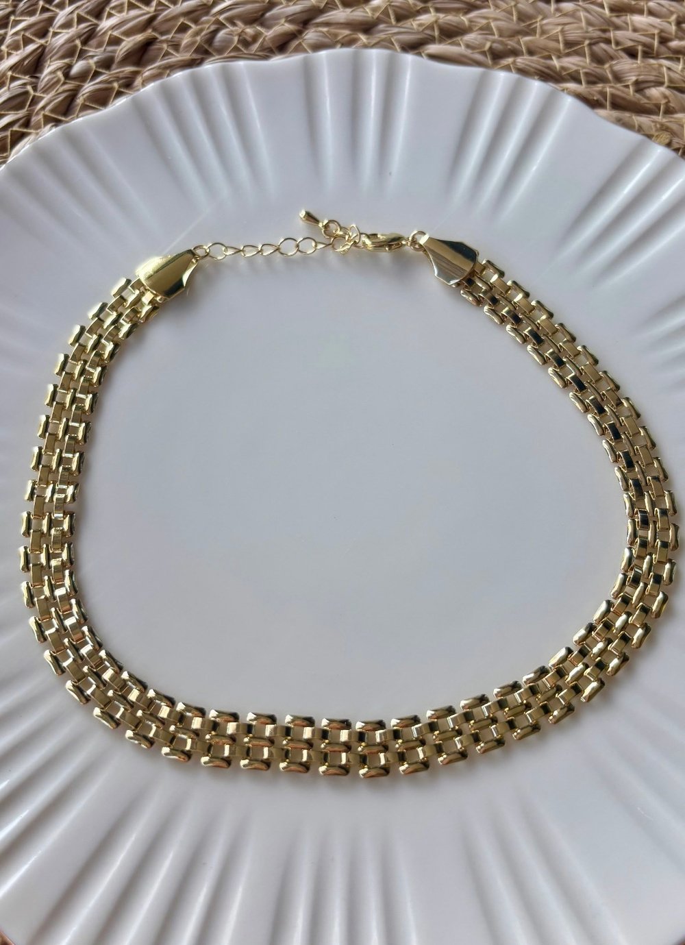 Gold Renk Choker Kolye