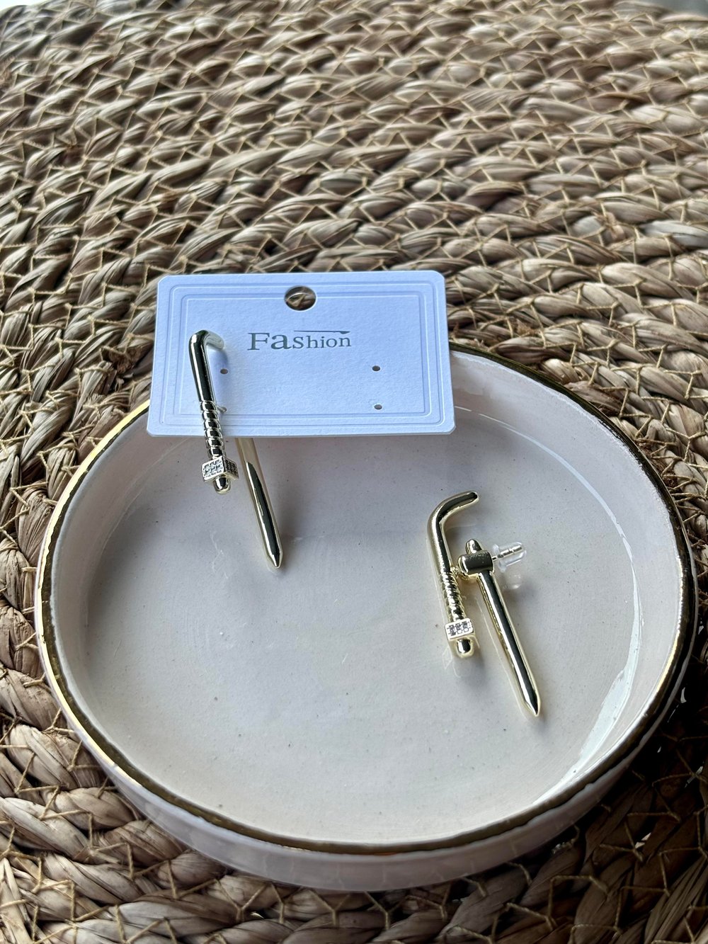 Gold Tasarım Küpe
