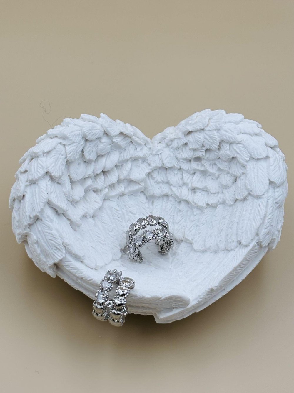 Gümüş Renkli Taşlı Earcuff