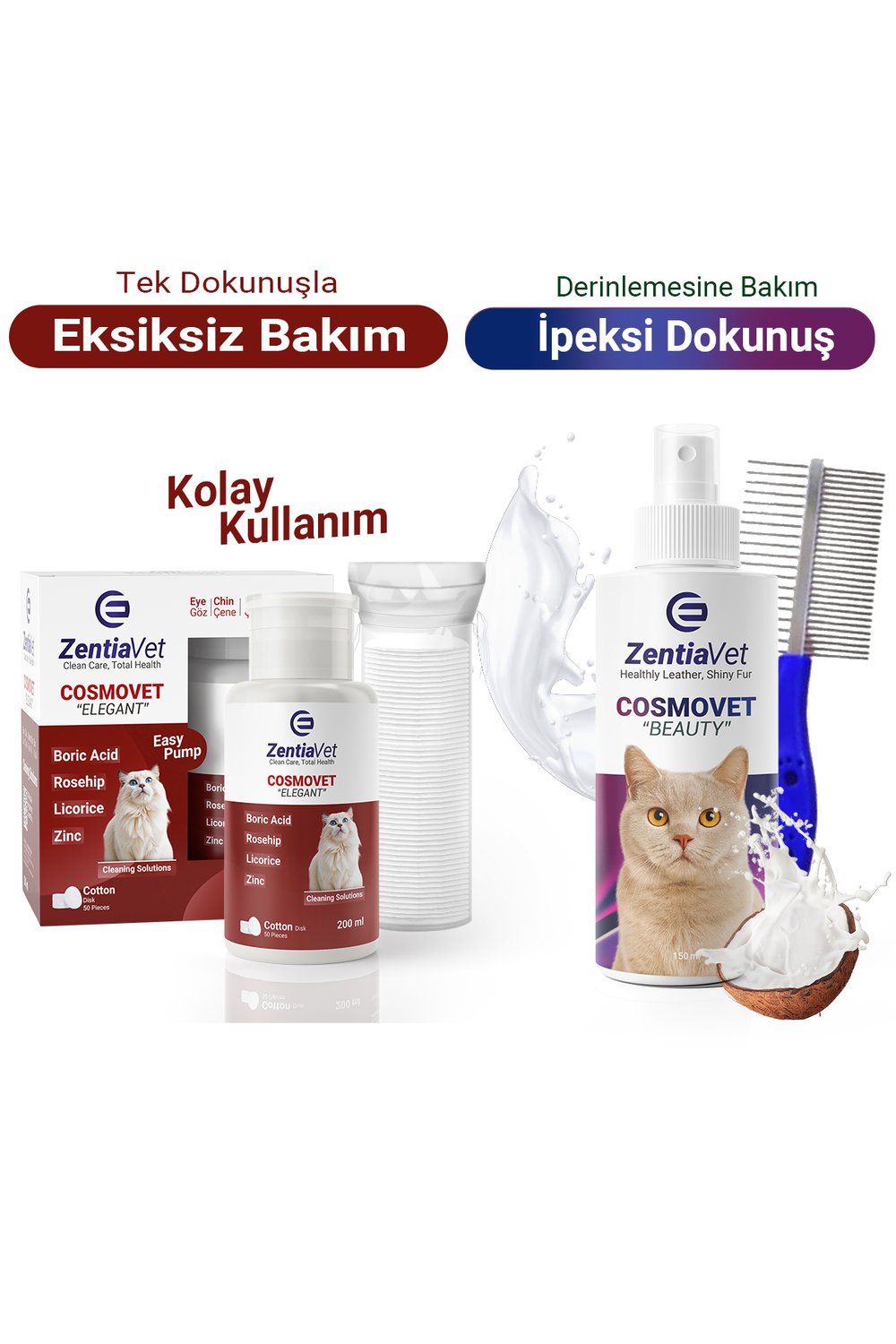 Elegant 200 ml Kedi ve Beauty 160 ml Kedi