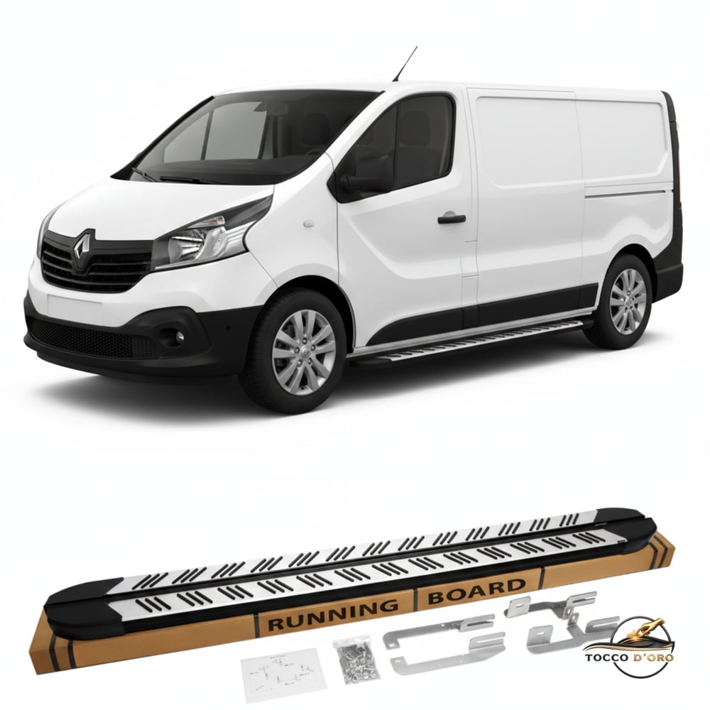RENAULT TRAFIC K.Ş. 2004- 230 cm Trim line alüminyum yan basamak
