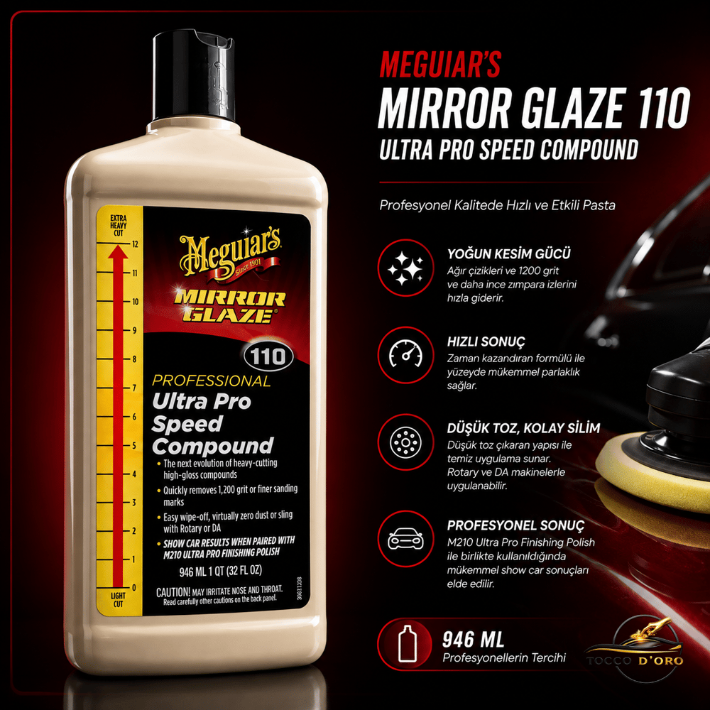 Meguiars Mirror Glaze 110 Ultra Pro Speed Compound 946 ml
