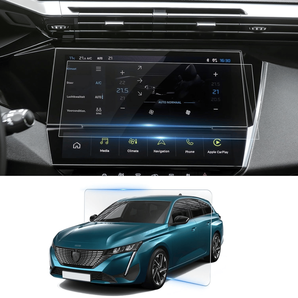PEUGEOT 308 ALLURE 9H NANO MULTİMEDYA EKRAN KORUYUCU (PARLAK) 2022-2025