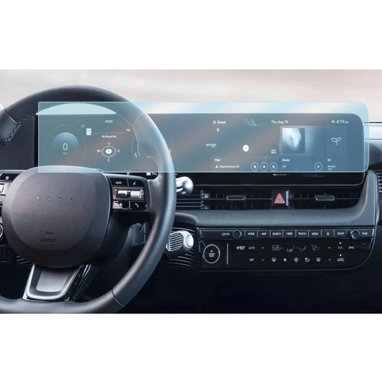 HYUNDAİ İONİQ 5 12.3 İNÇ 9H NANO GÖSTERGE-MULTİMEDYA EKRAN KORUYUCU 2 Lİ SET (PARLAK) 2021-2024