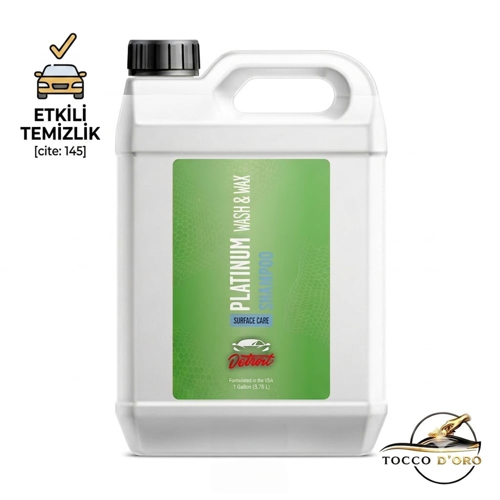 Detroit Platinum Wash & Wax Shampoo 3.78 l