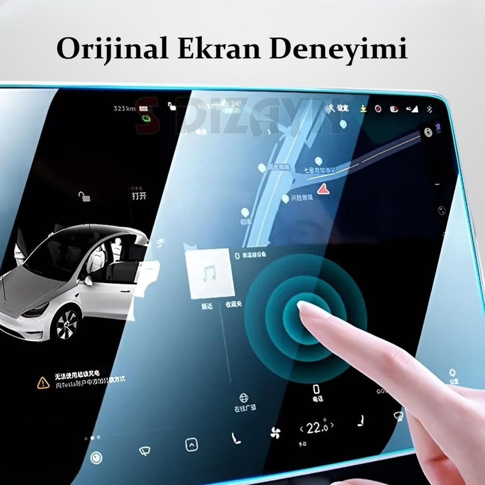 VOLKSWAGEN GOLF 88.25 İNÇ 9H NANO MULTİMEDYA EKRAN KORUYUCU (PARLAK) 2021-2023