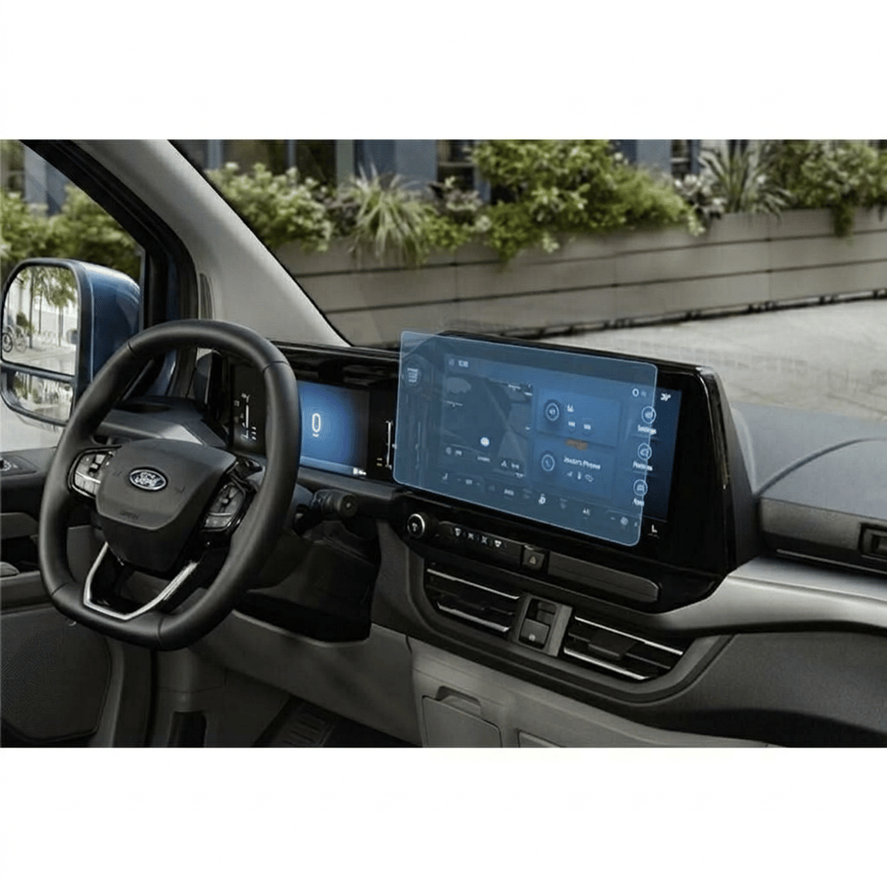 FORD TOURNEO CUSTOM DELUXE 13 İNÇ 9H NANO MULTİMEDYA EKRAN KORUYUCU (PARLAK) 2024-2025