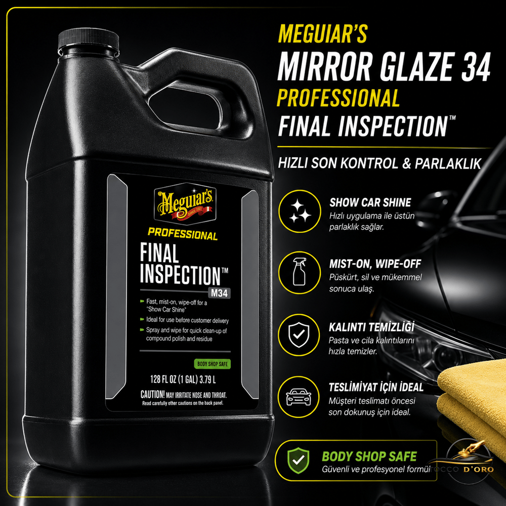 Meguiars Mirror Glaze 34 Professional Final Inspection 3.79L