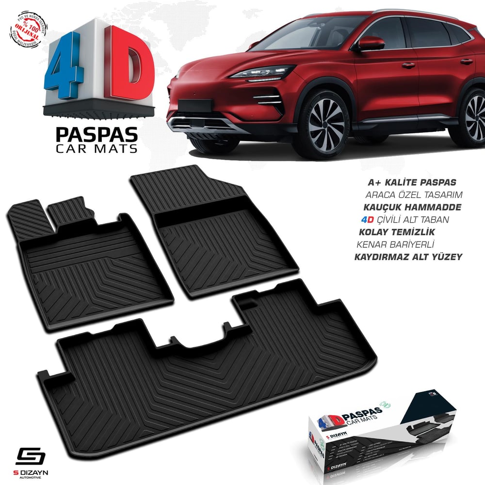 BYD Seal U DM-i 4D Plus Havuzlu Paspas 2022+
