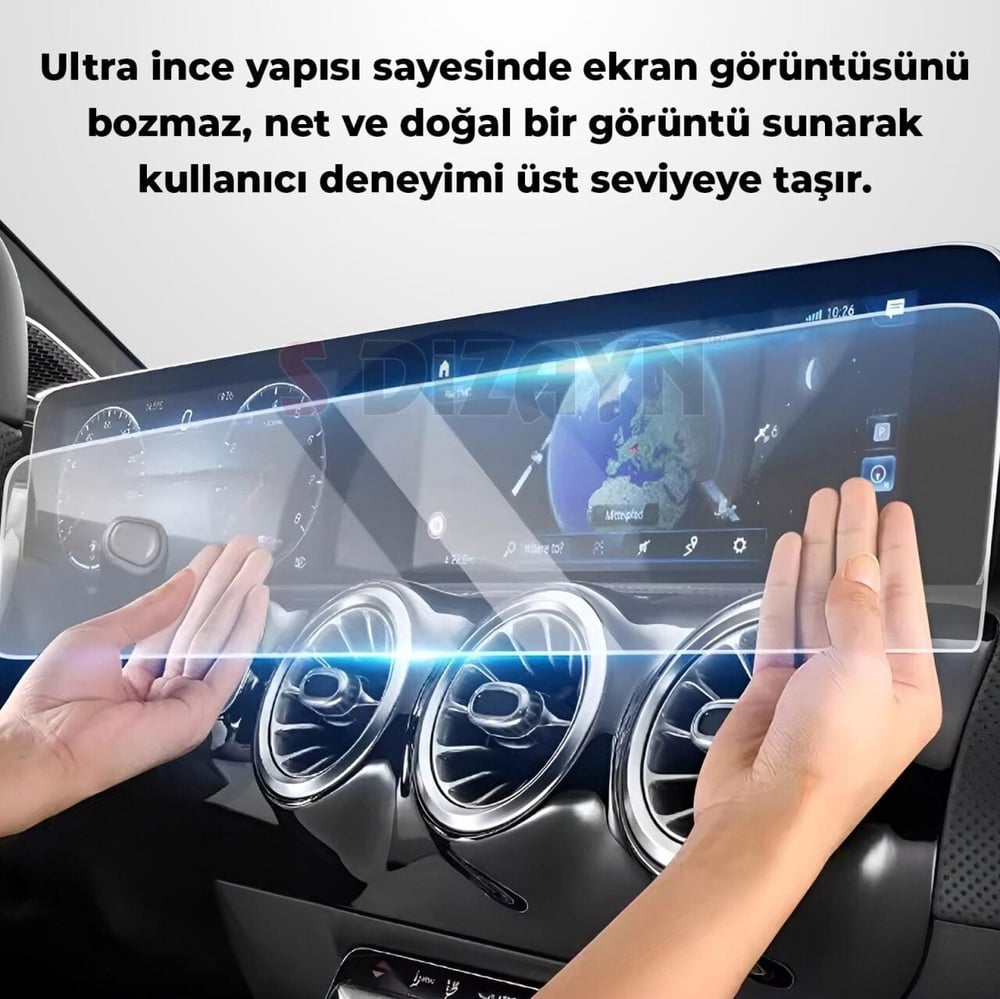 BYD ATTO 3 9H NANO GÖSTERGE EKRAN KORUYUCU (PARLAK) 2024-2025