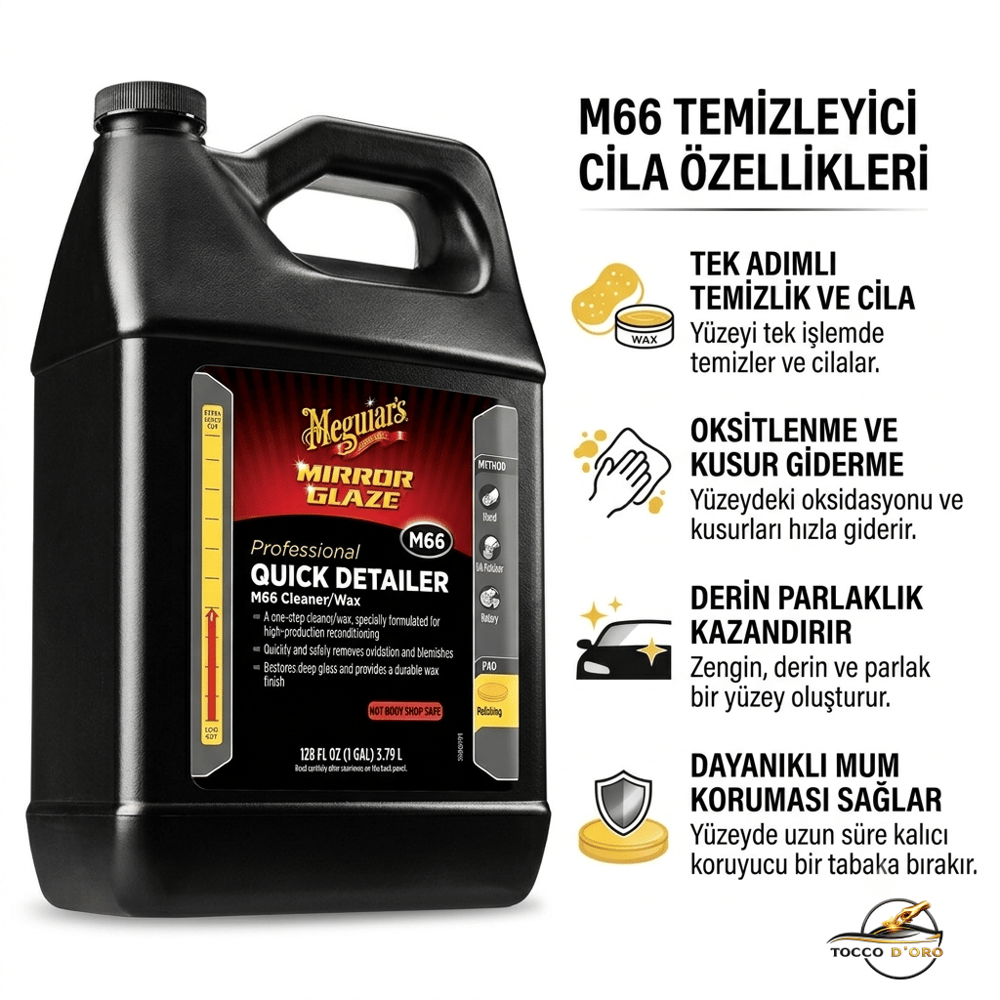 Meguiars Mirror Glaze 66 Professional Quick Detailer 3.79L