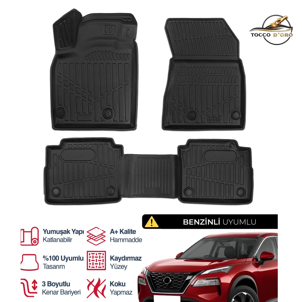 Nissan X-Trail e-Power 3D Plus Havuzlu Paspas 2022+