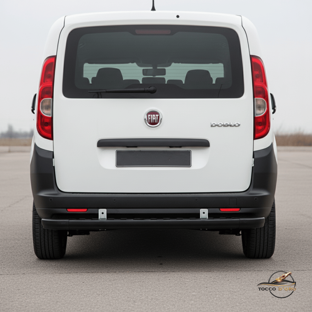 Orjinal Fiat Yeni Doblo Uyumlu Siyah Arka Tampon Koruma