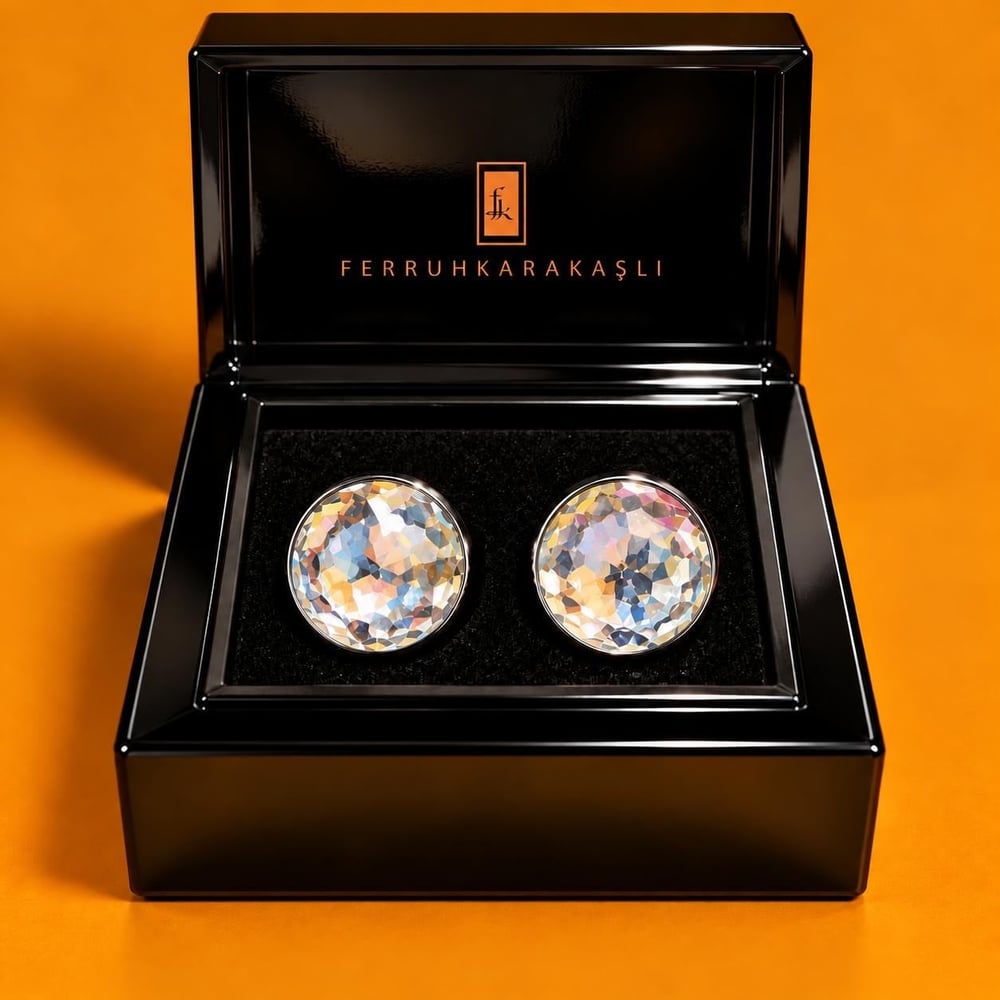 FK Aurora Crystal Cufflinks