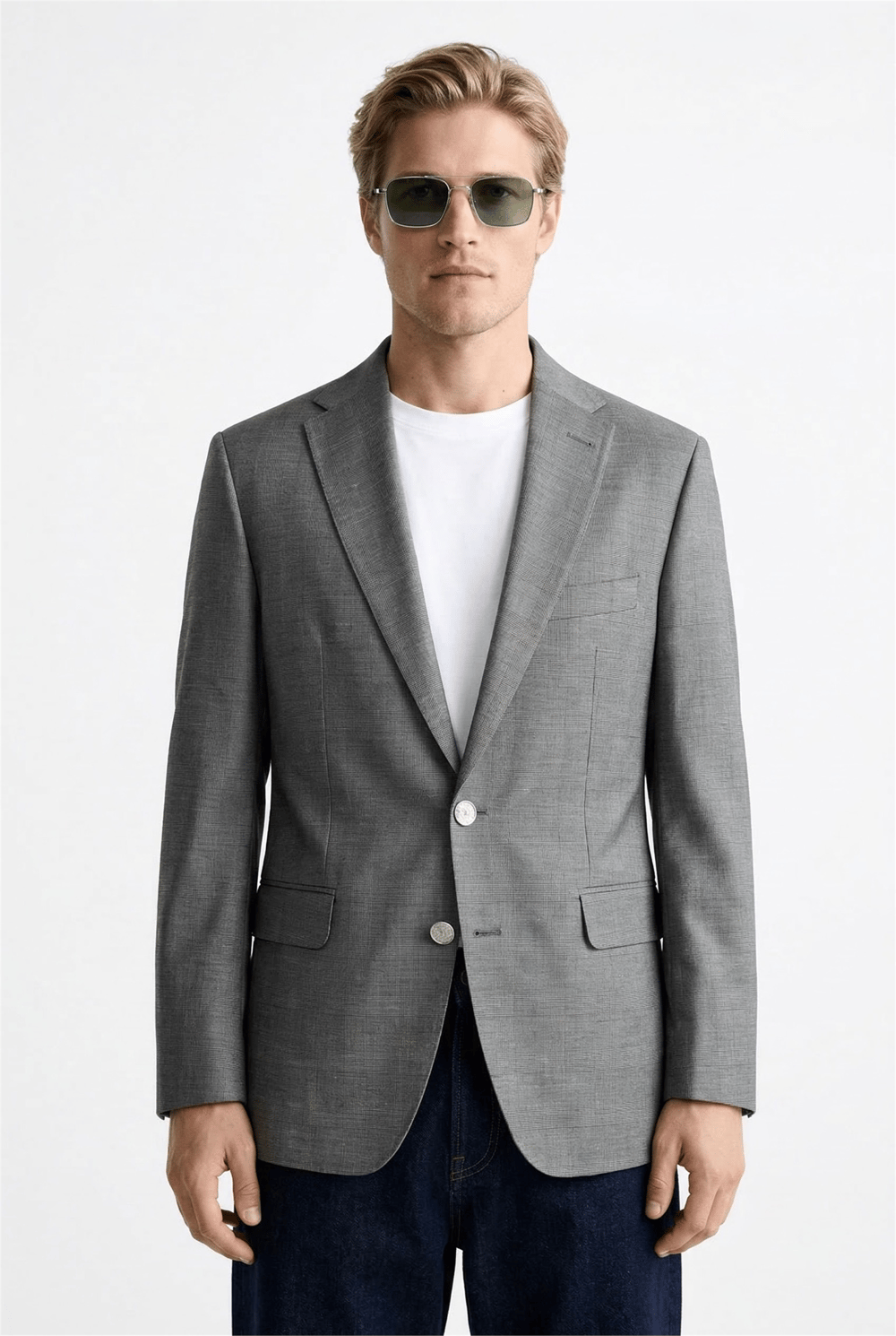 Karakaşlı Gri Blazer