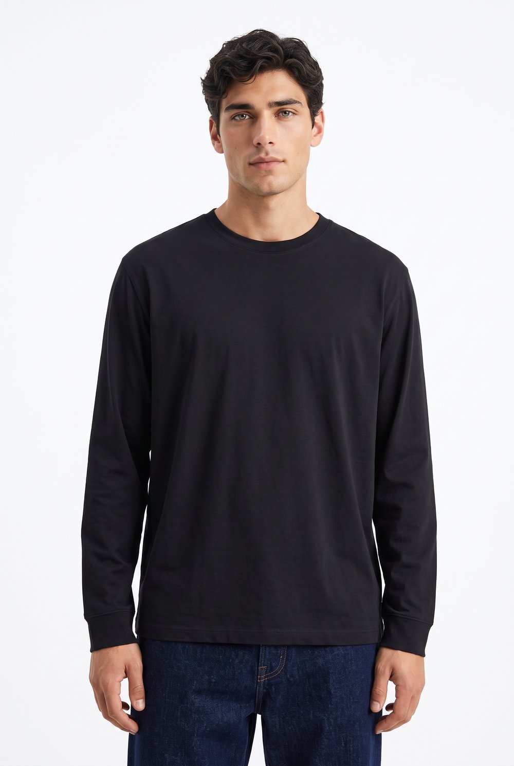 Noir Essential Long Sleeve Tee