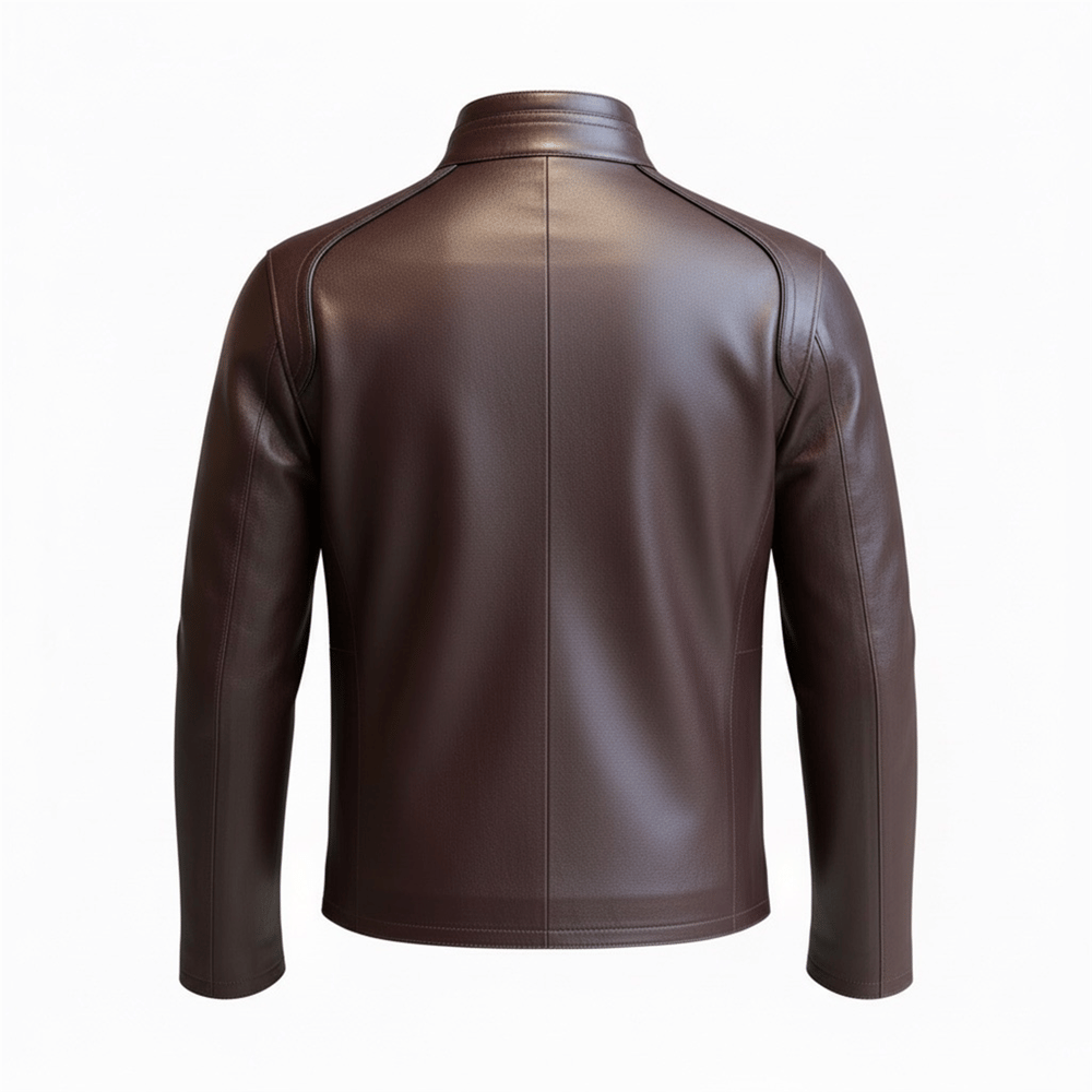Rouge Noir Bordo Deri Ceket 