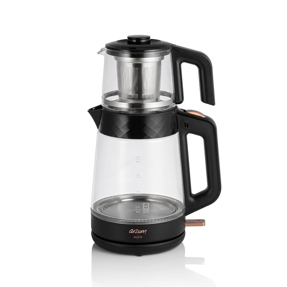 Arzum AR3101-CC Siyah Gusto Çay Makinesi