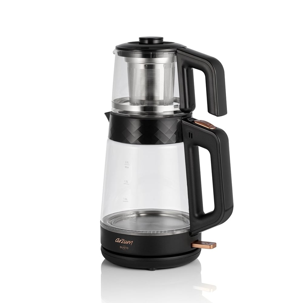 Arzum AR3101-CC Siyah Gusto Çay Makinesi
