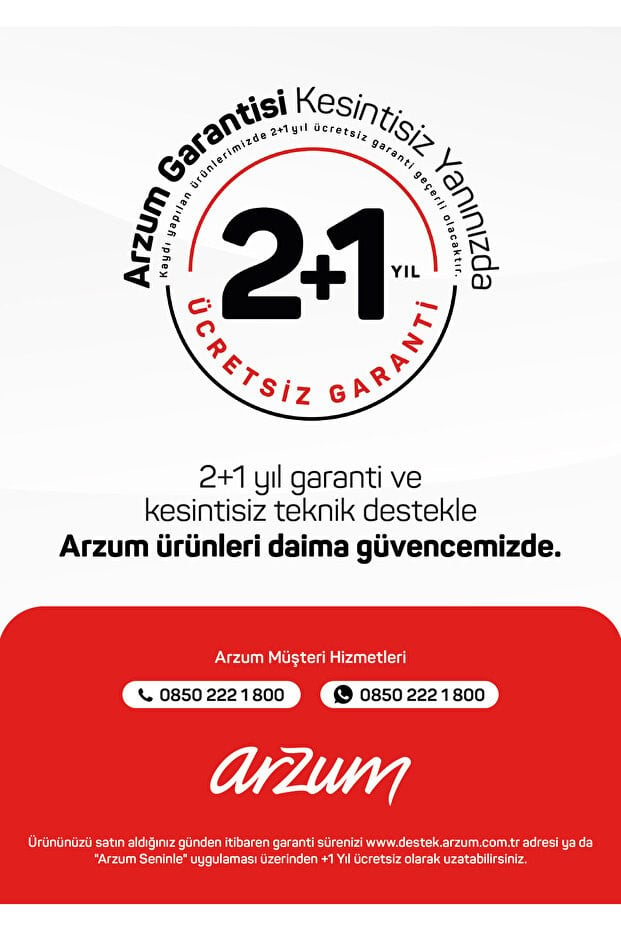 Arzum AR4098-0200 Beyaz Gırgır Dikey Süpürge