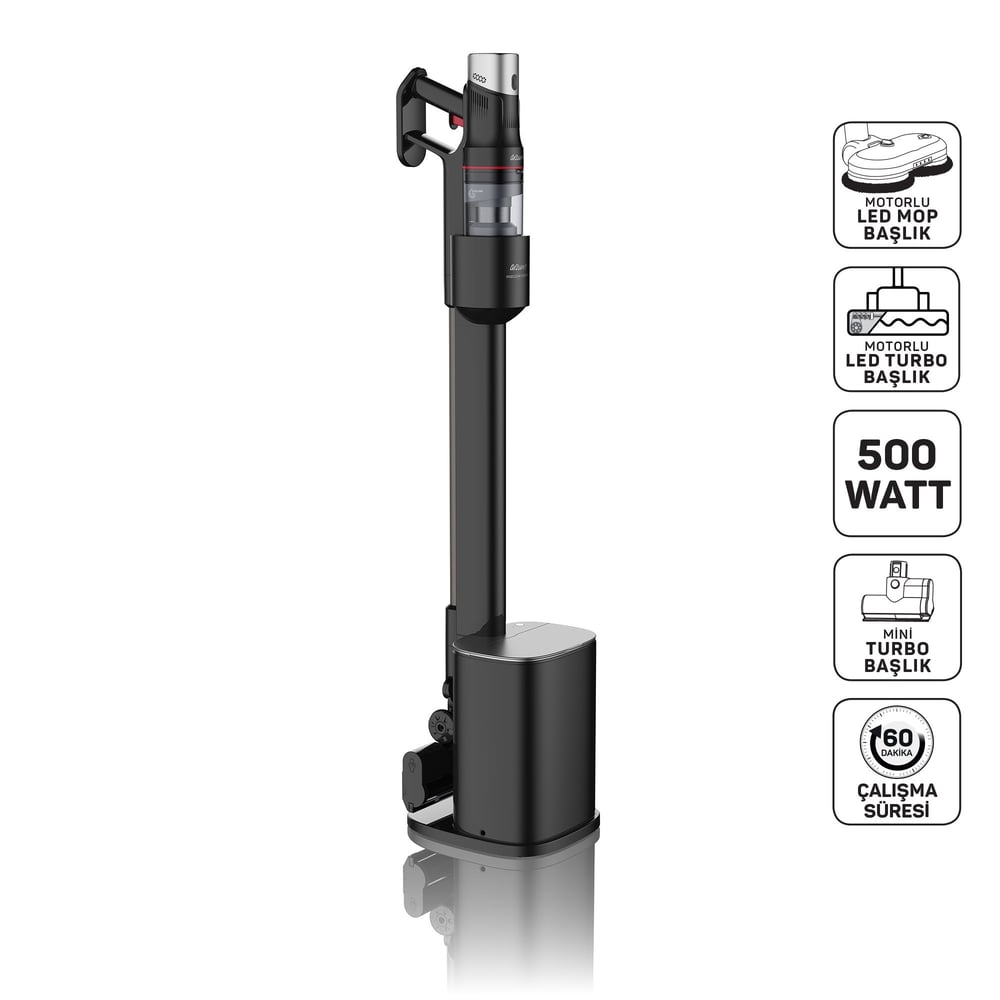 Arzum AR4211-0100 Siyah Magiclean Dikey Süpürge