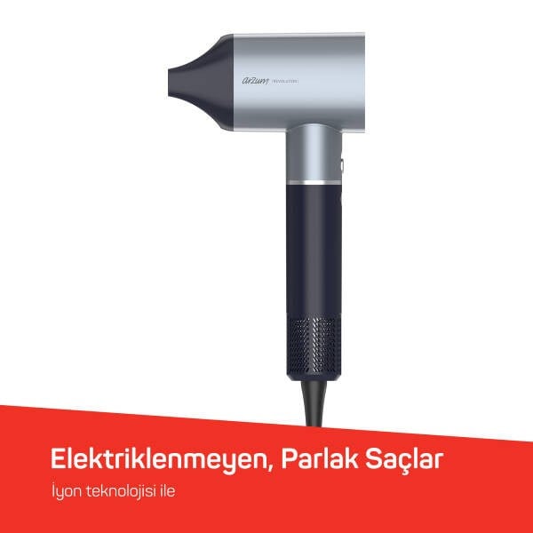 Arzum AR5169-1700 Gri Revolution Profesyonel Saç Kurutma Makinesi
