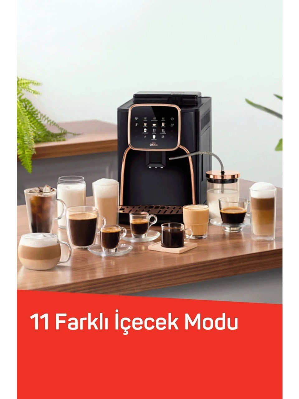 Arzum OK0028-0400 Bakır Espresso Pro M Esp. Makinesi