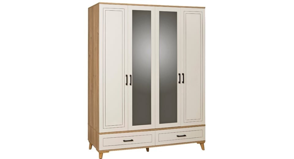 Dardason K114 4 Kapılı Gardolap